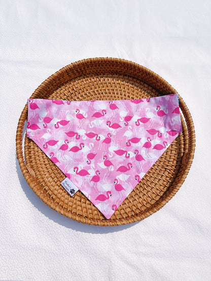 Flamingos On The Beach Bandana