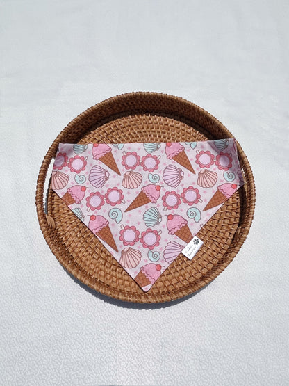 Summer Vibes With Shells And Pearls Bandana