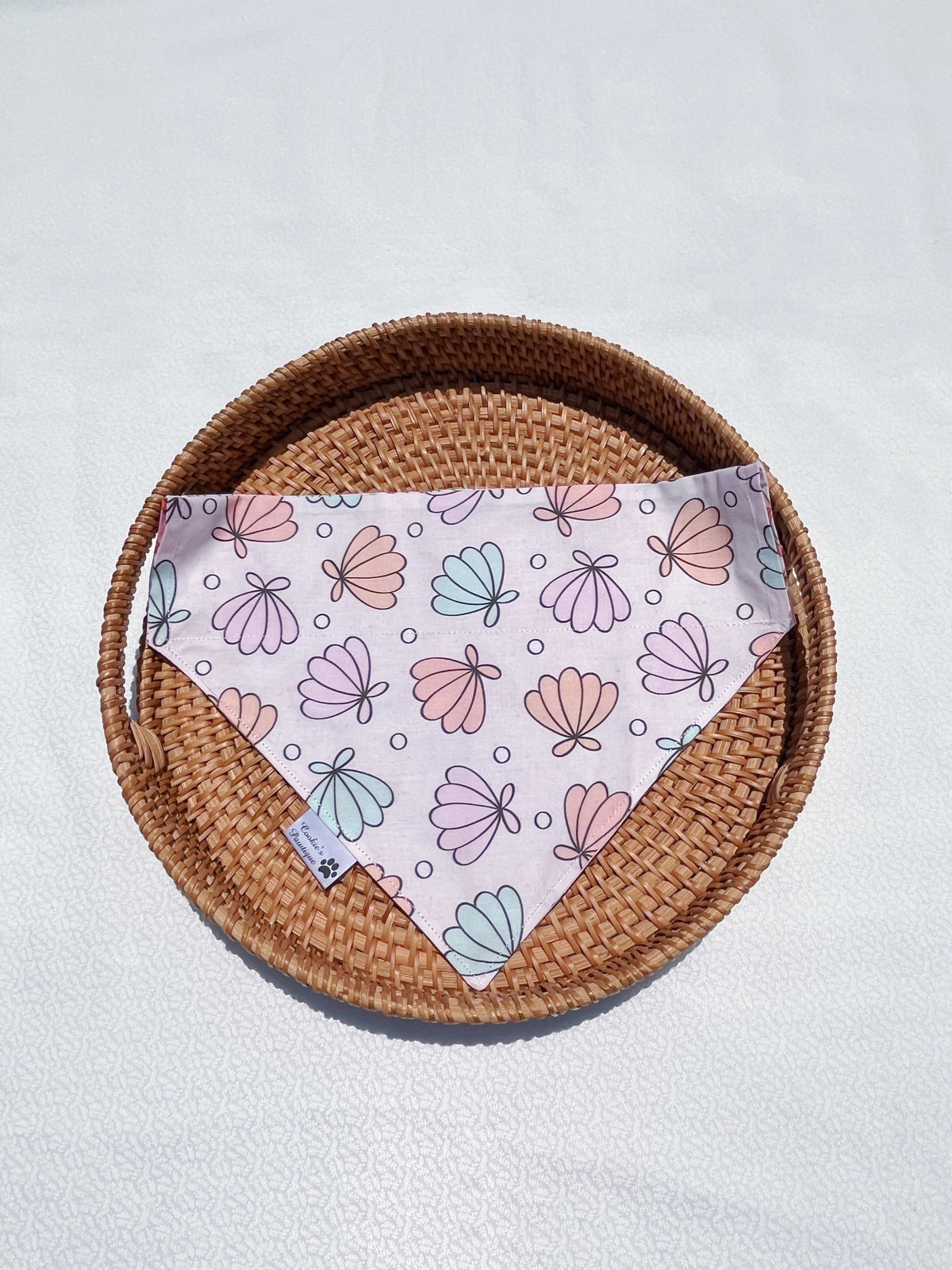 Summer Vibes With Shells And Pearls Bandana