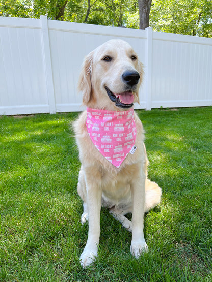 Birthday Girl Bandana - Light Pink