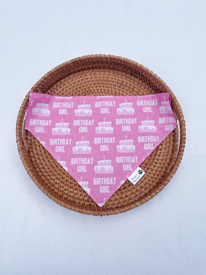 Birthday Girl Bandana - Light Pink