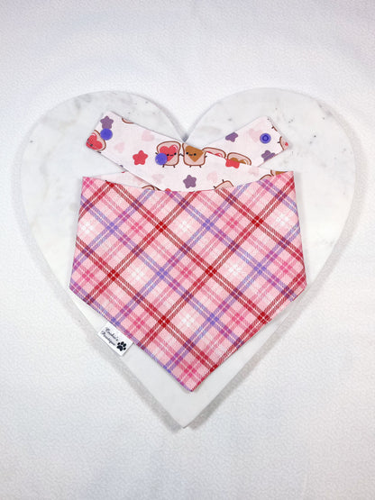 Better Together And Glitter Plaid Bandana