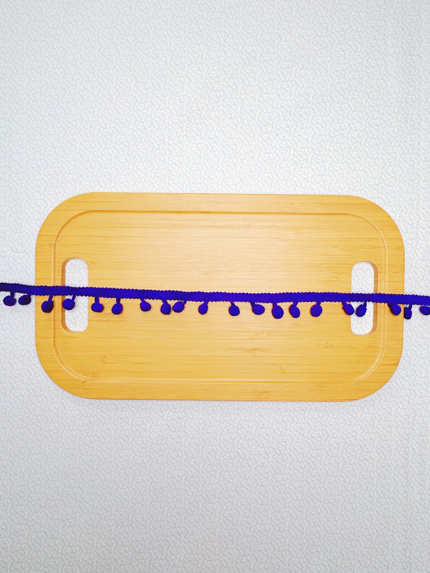 Purple Pom Pom Trim