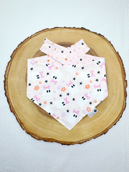 Bow Floral Ghosts and Stars Bandana