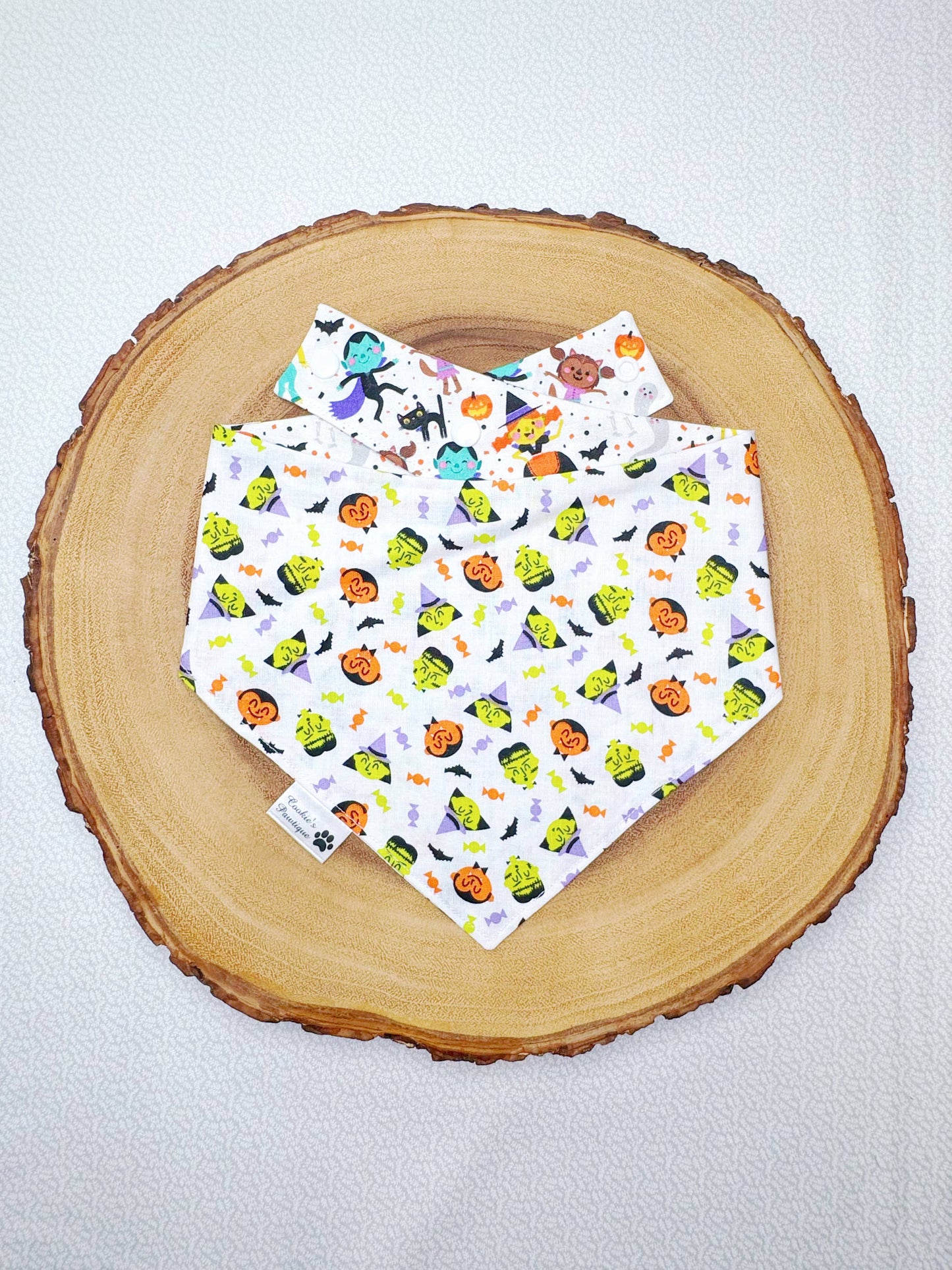 Cute Halloween Monsters Bandana