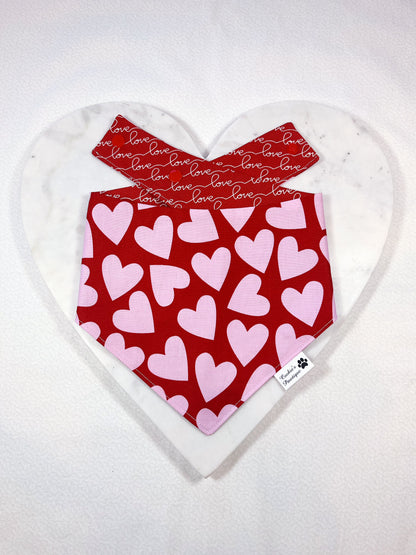 Sweetheart And Love Script Bandana