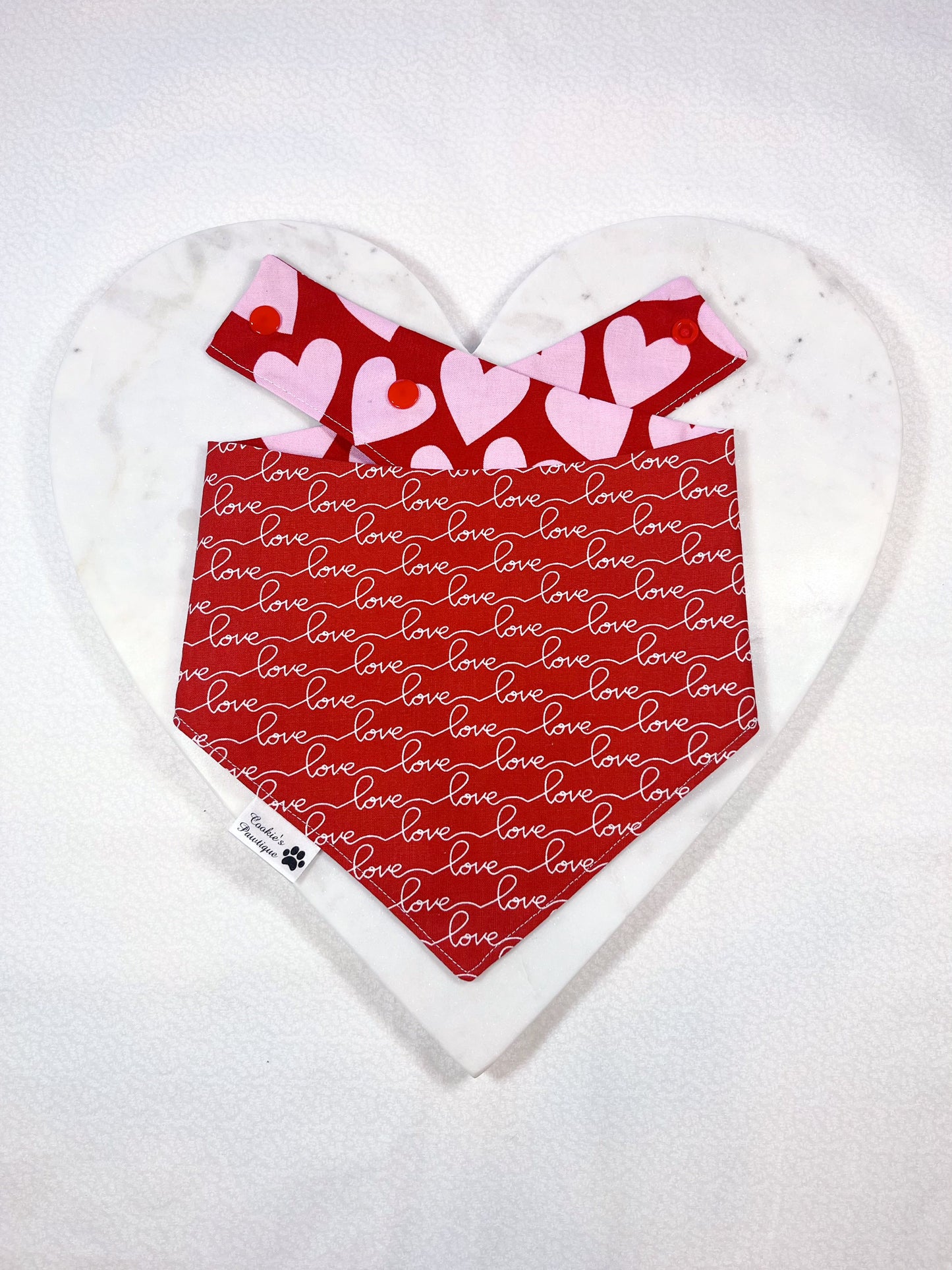 Sweetheart And Love Script Bandana