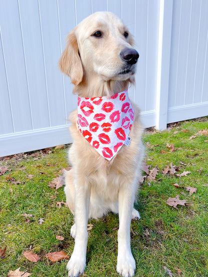 Love Lips And Hearts Bandana