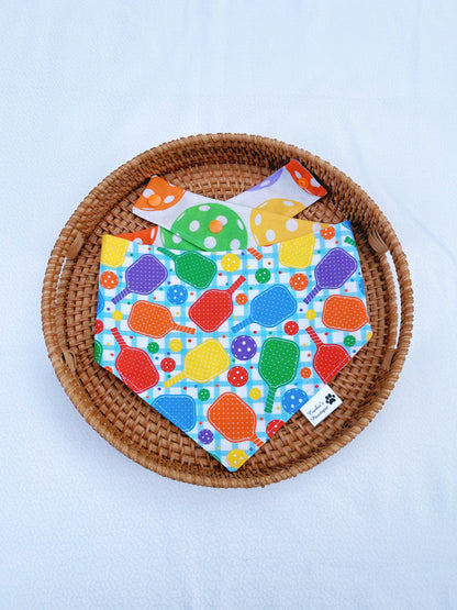 Colorful Pickleballs Bandana