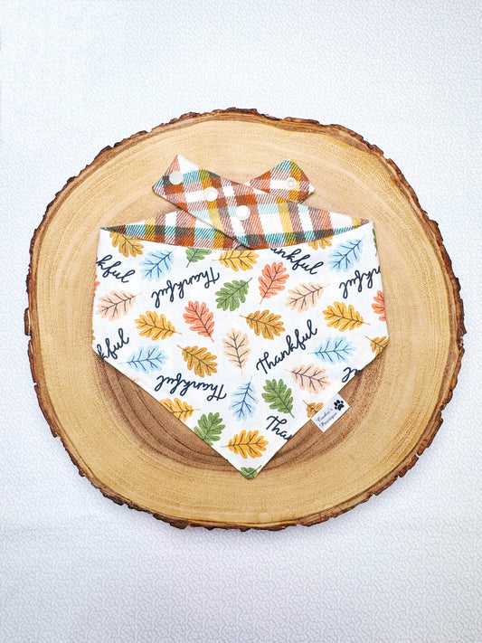 Thankful Season and Flannel Plaid Bandana