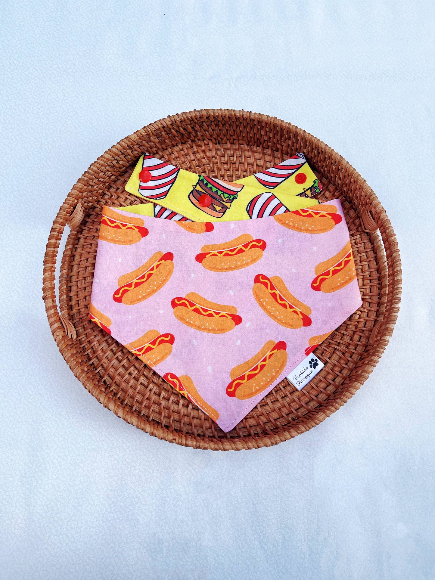 Hamburgers And Hotdogs Bandana