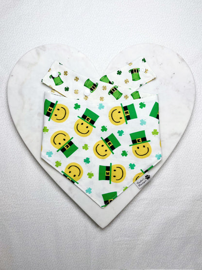 Happy Leprechauns And Hats Bandana