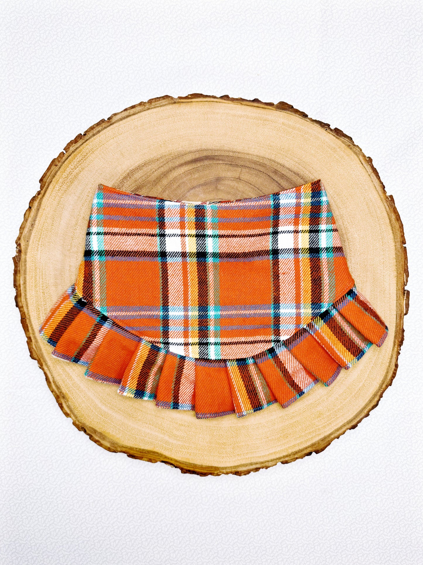 Rust Blush Plaid Bandana