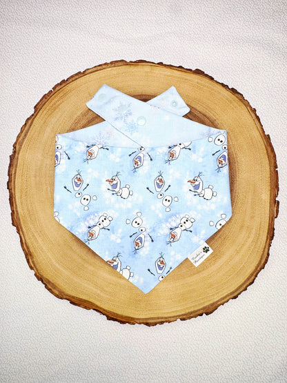 Frozen Olaf and Snowflakes Bandana