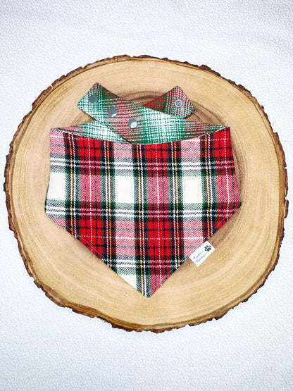 Flannel Christmas Plaid Bandana
