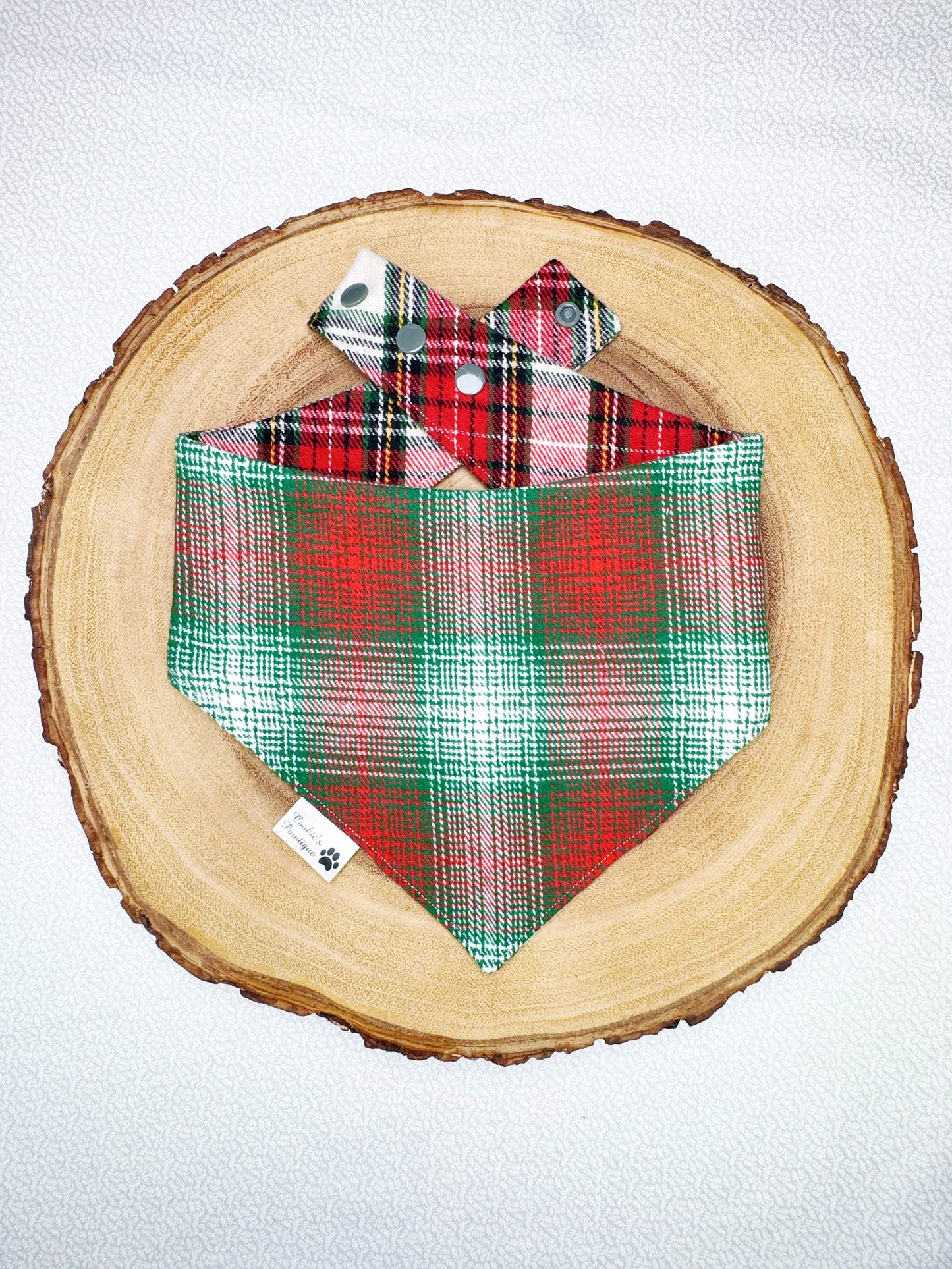 Flannel Christmas Plaid Bandana