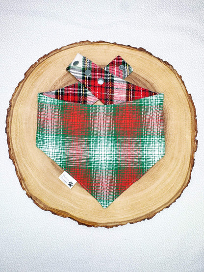Flannel Christmas Plaid Bandana