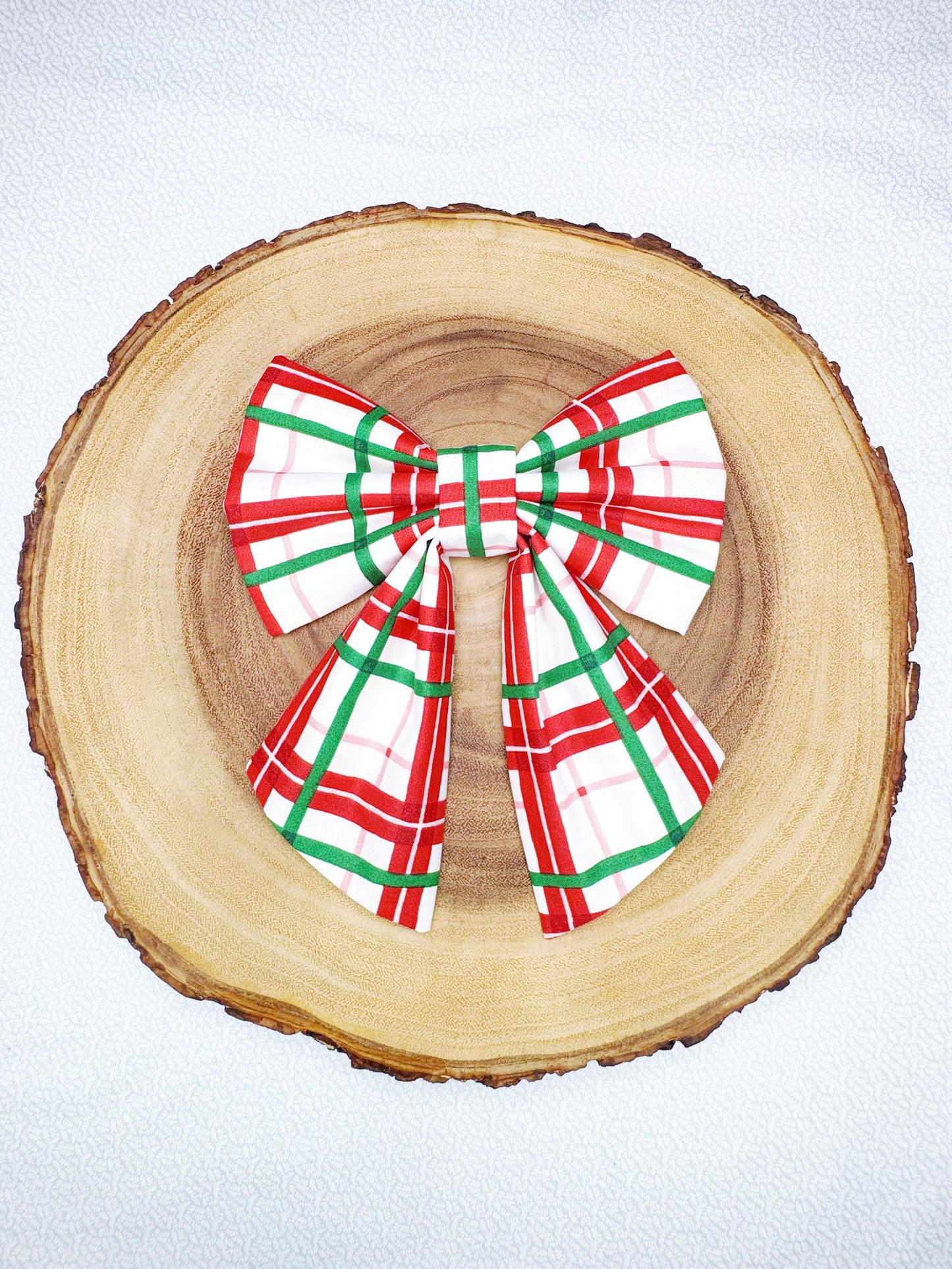Christmas Plaid Bow - 2