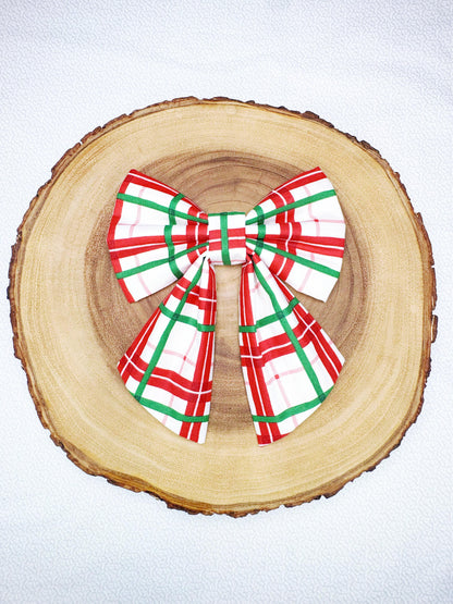Christmas Plaid Bow - 2