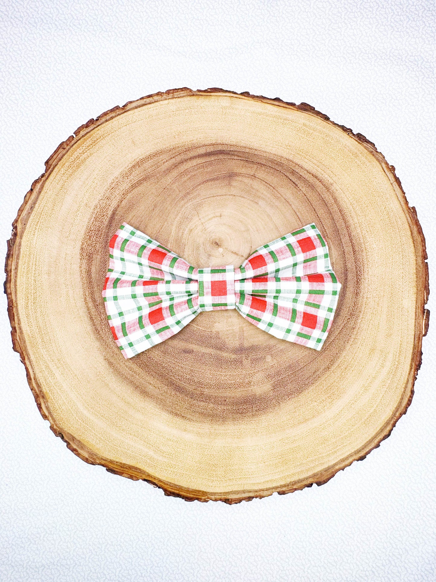 Christmas Plaid Bow - 1