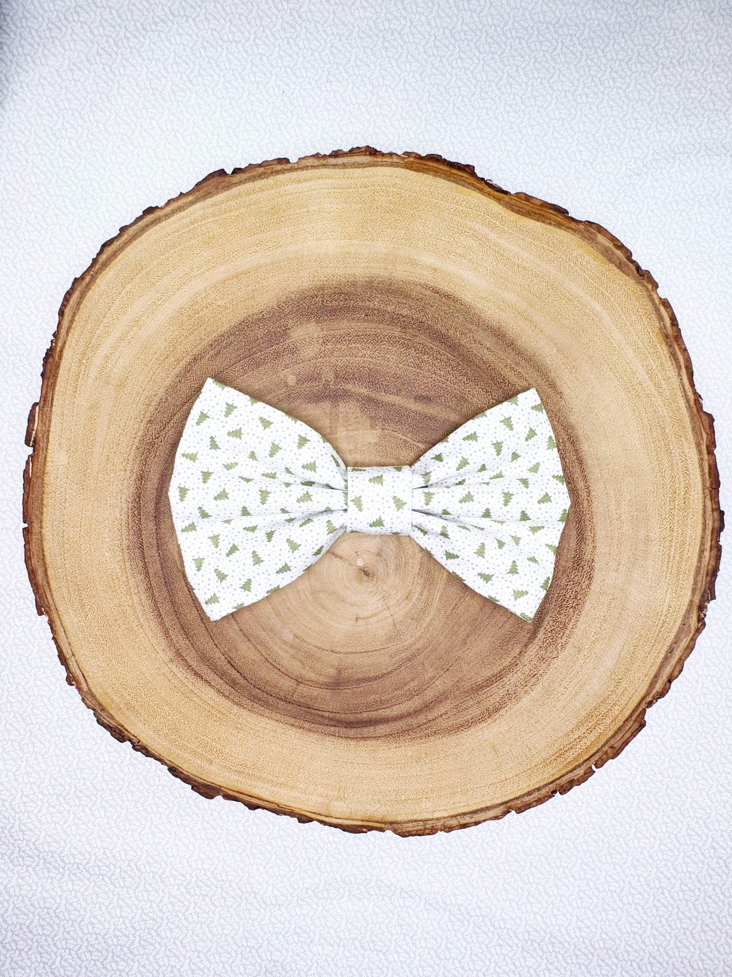 Tossed Mini Christmas Trees Bow