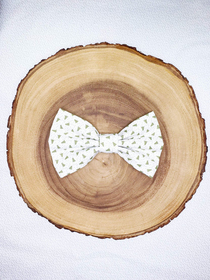 Tossed Mini Christmas Trees Bow