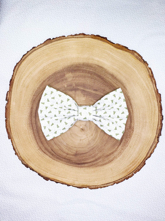 Tossed Mini Christmas Trees Bow