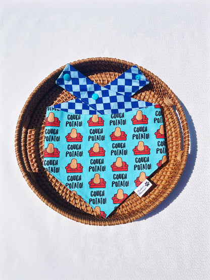 Couch Potato Bandana - Blue