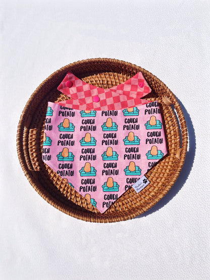 Couch Potato Bandana - Pink