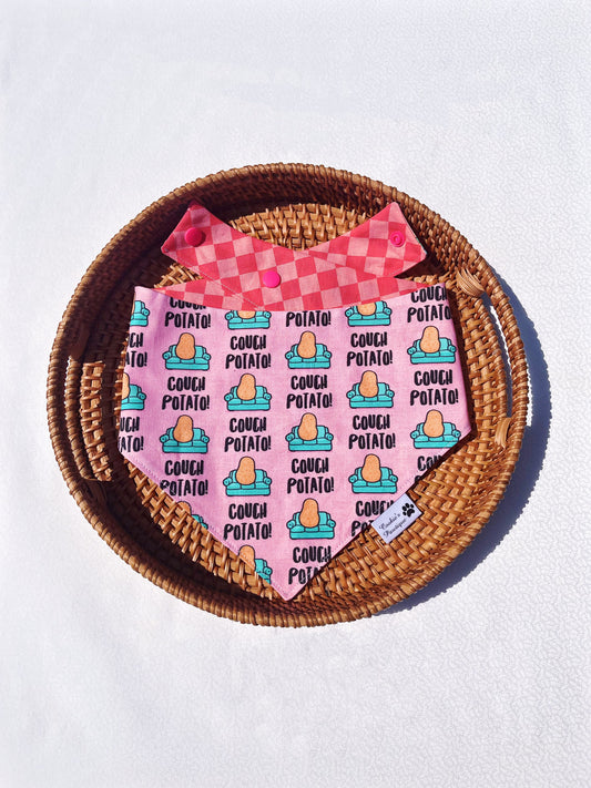 Couch Potato Bandana - Pink