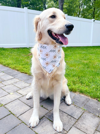 Boho Waves And Rainbows Bandana