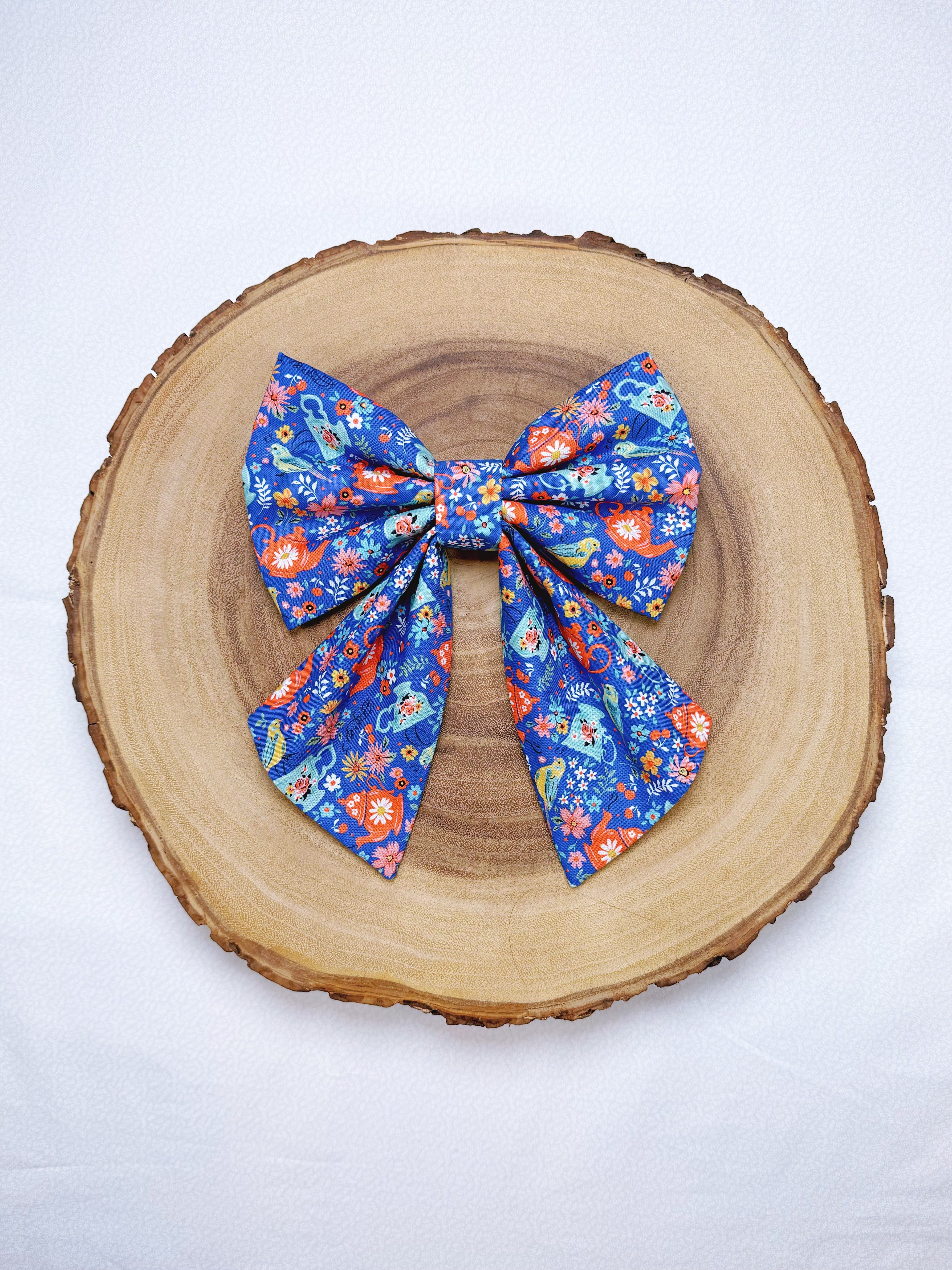 Bow Color Tea Garden Tea Party Bow – Cookie's Pawtique