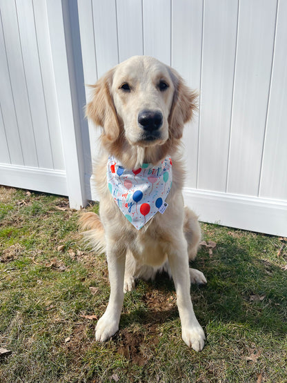 It's My Birthday Balloon Bandana