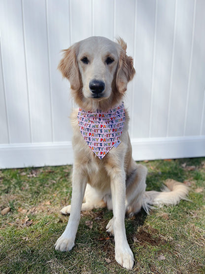 It's My Pawty Bandana - Pink