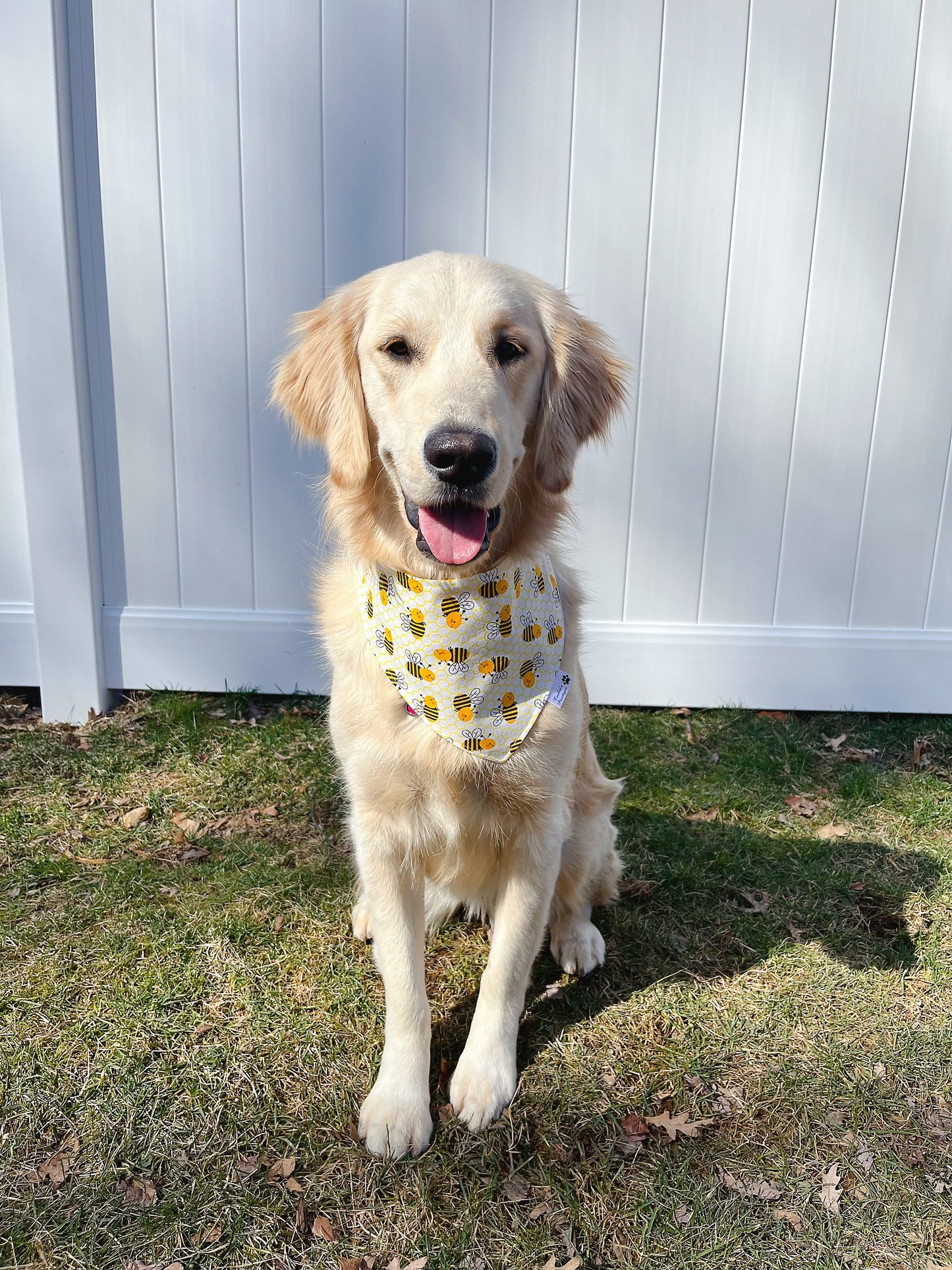 Happy Bee In Spring Bandana