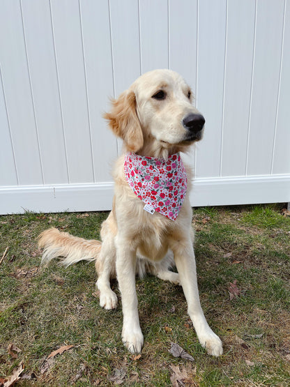 Flamingo And Little Rose Garden Bandana