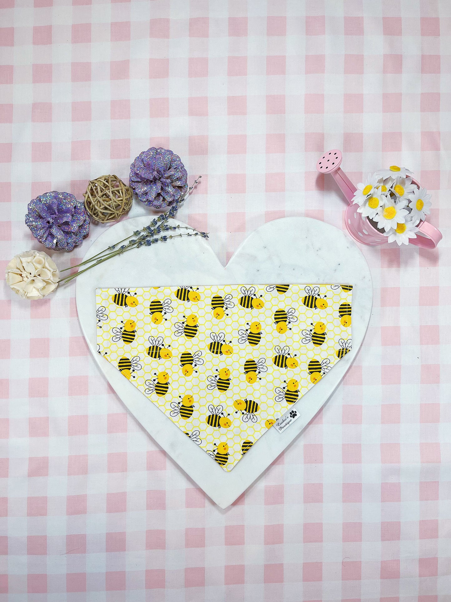 Happy Bee In Spring Bandana