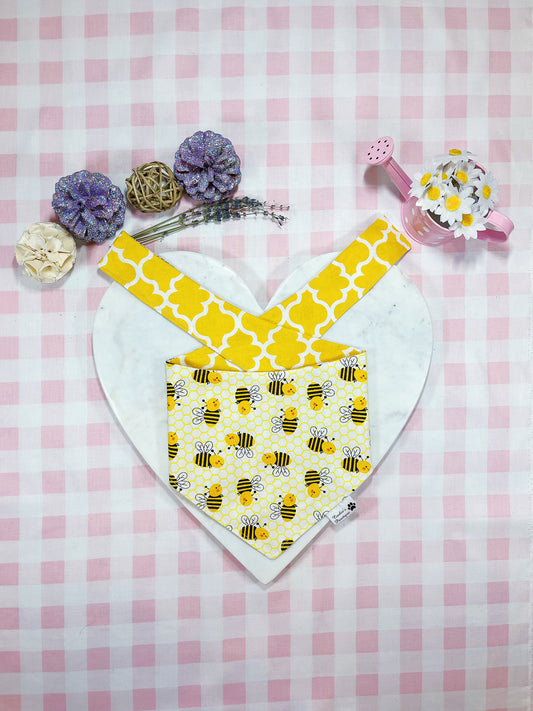 Happy Bee In Spring Bandana