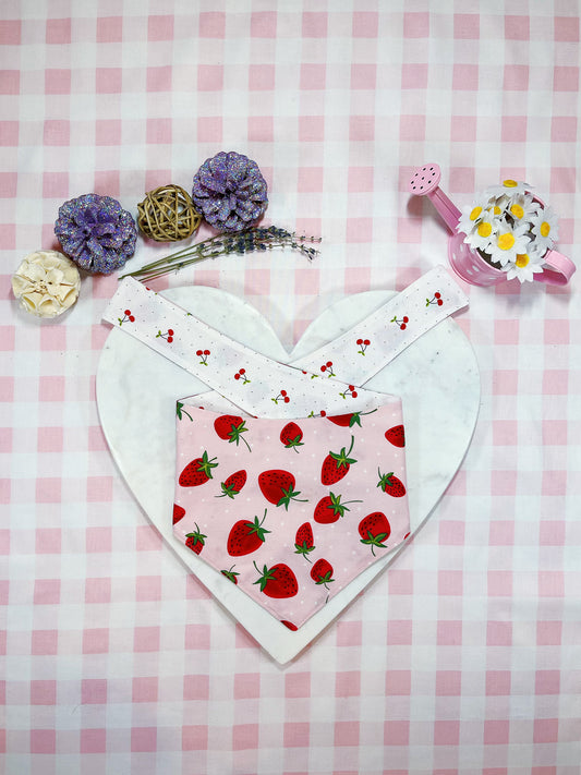 Strawberry And Cherry Bandana