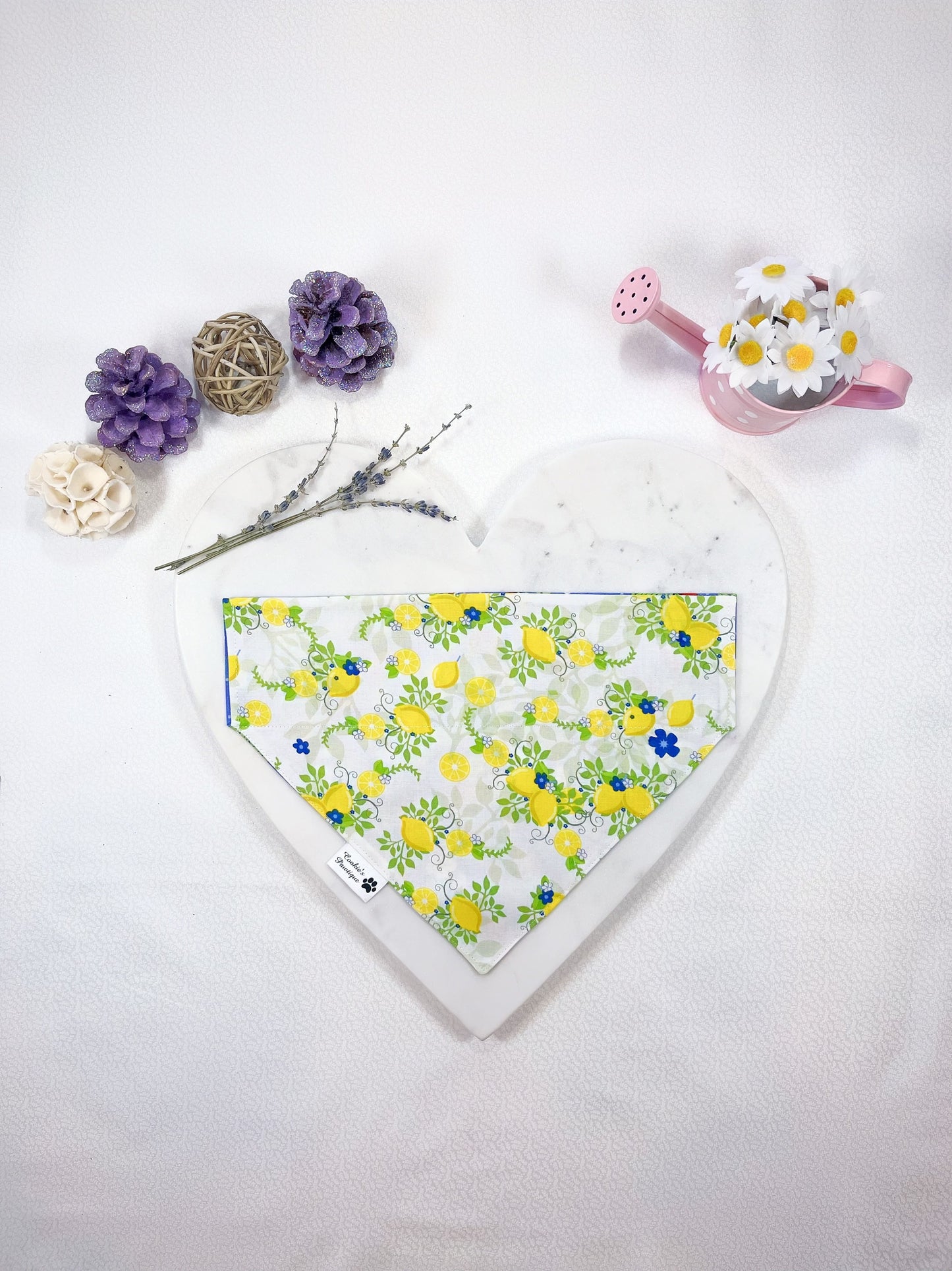 Strawberry and Lemon Vines Bandana