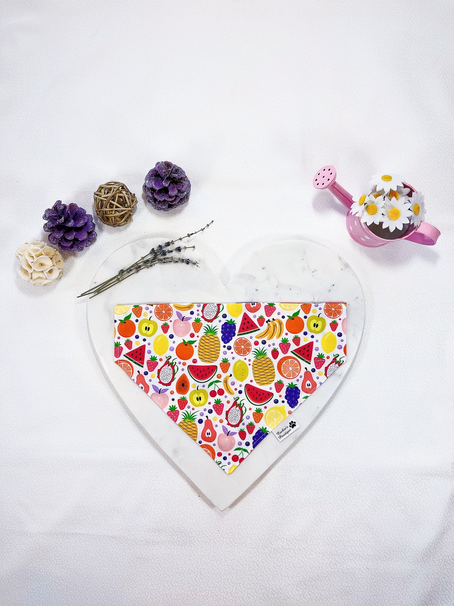 Colorful Fresh Fruits Bandana